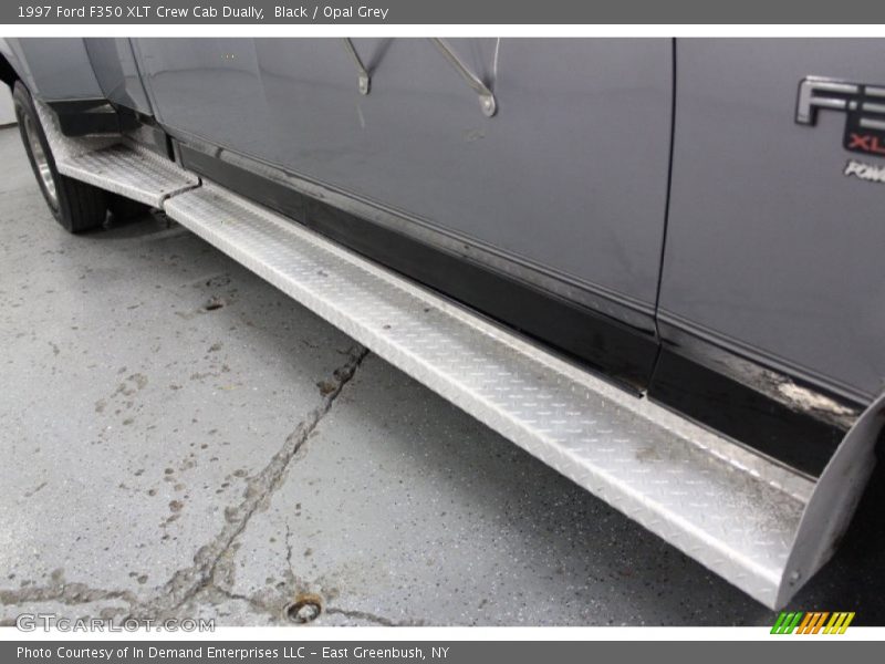 Black / Opal Grey 1997 Ford F350 XLT Crew Cab Dually