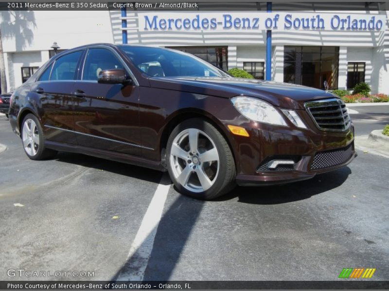 Cuprite Brown / Almond/Black 2011 Mercedes-Benz E 350 Sedan