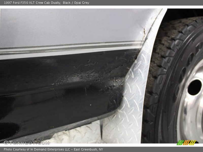 Black / Opal Grey 1997 Ford F350 XLT Crew Cab Dually