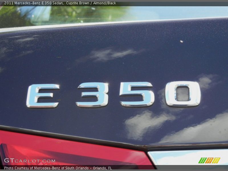 Cuprite Brown / Almond/Black 2011 Mercedes-Benz E 350 Sedan