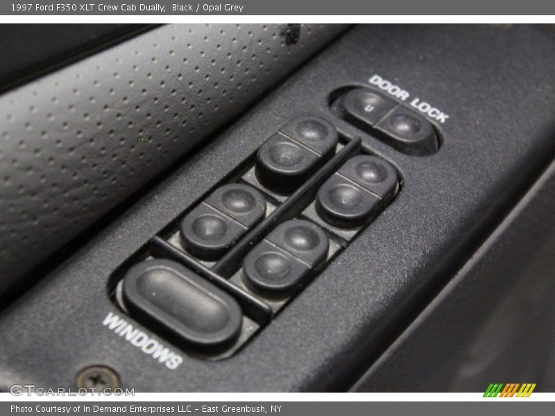 Black / Opal Grey 1997 Ford F350 XLT Crew Cab Dually