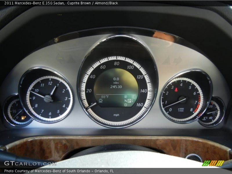 Cuprite Brown / Almond/Black 2011 Mercedes-Benz E 350 Sedan