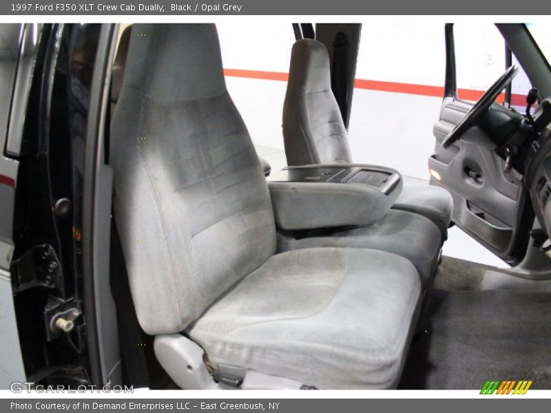Black / Opal Grey 1997 Ford F350 XLT Crew Cab Dually
