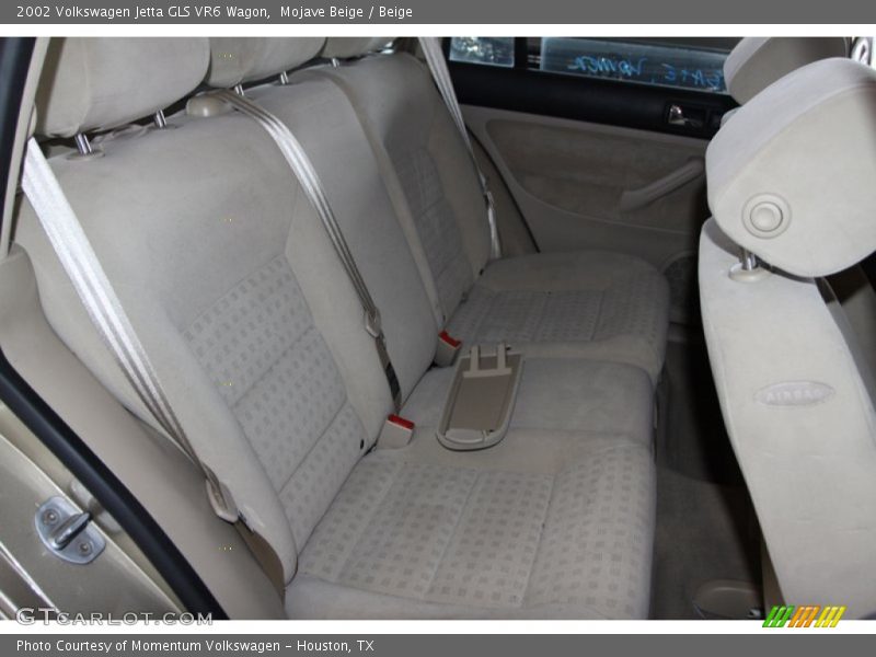 Rear Seat of 2002 Jetta GLS VR6 Wagon