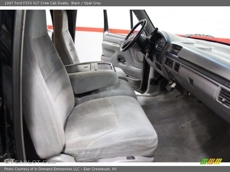 Black / Opal Grey 1997 Ford F350 XLT Crew Cab Dually