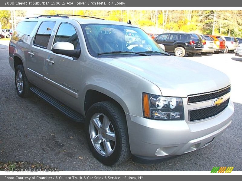Silver Birch Metallic / Ebony 2008 Chevrolet Suburban 1500 LS 4x4