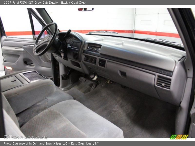 Black / Opal Grey 1997 Ford F350 XLT Crew Cab Dually