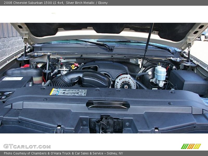 Silver Birch Metallic / Ebony 2008 Chevrolet Suburban 1500 LS 4x4
