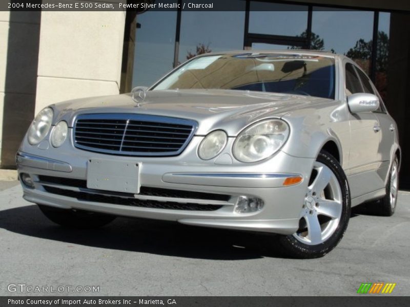 Pewter Silver Metallic / Charcoal 2004 Mercedes-Benz E 500 Sedan