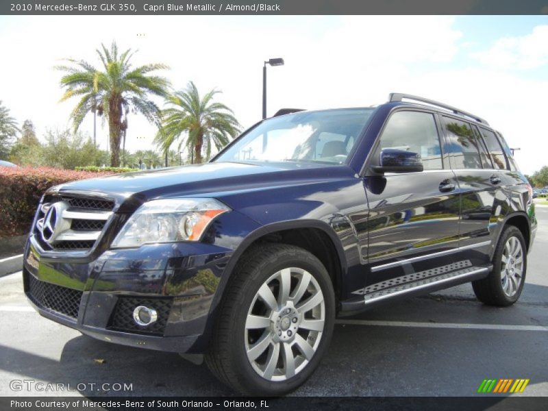 Capri Blue Metallic / Almond/Black 2010 Mercedes-Benz GLK 350