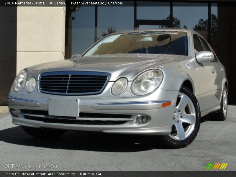 Pewter Silver Metallic / Charcoal 2004 Mercedes-Benz E 500 Sedan