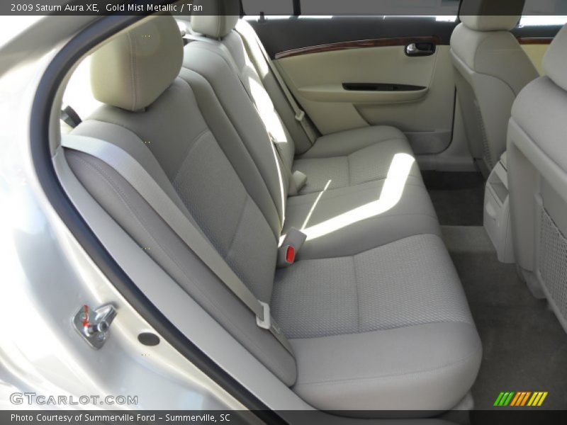 Gold Mist Metallic / Tan 2009 Saturn Aura XE