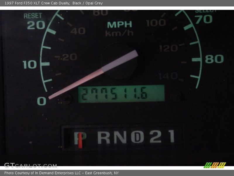 Black / Opal Grey 1997 Ford F350 XLT Crew Cab Dually