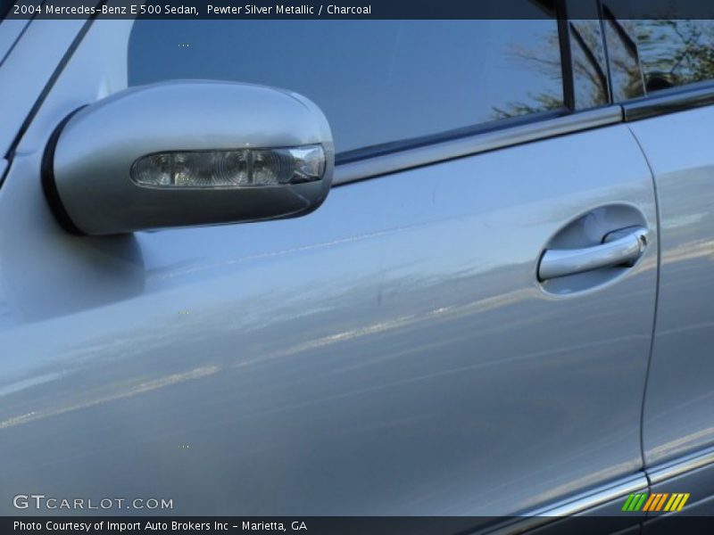 Pewter Silver Metallic / Charcoal 2004 Mercedes-Benz E 500 Sedan
