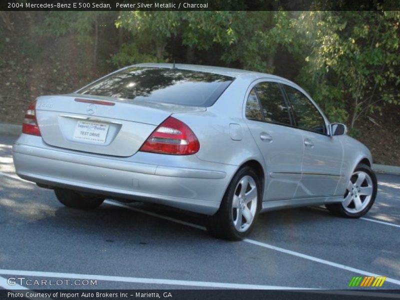 Pewter Silver Metallic / Charcoal 2004 Mercedes-Benz E 500 Sedan