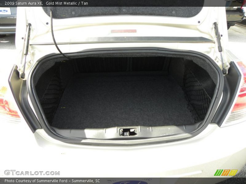 Gold Mist Metallic / Tan 2009 Saturn Aura XE