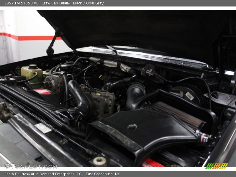 Black / Opal Grey 1997 Ford F350 XLT Crew Cab Dually