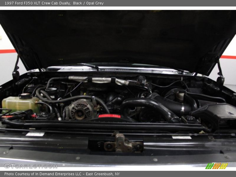 Black / Opal Grey 1997 Ford F350 XLT Crew Cab Dually