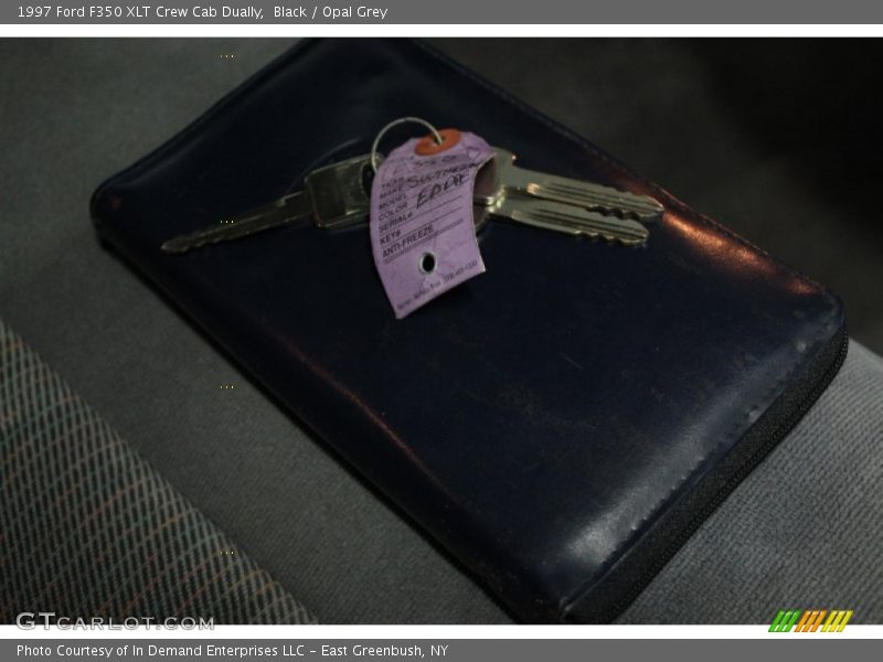 Black / Opal Grey 1997 Ford F350 XLT Crew Cab Dually