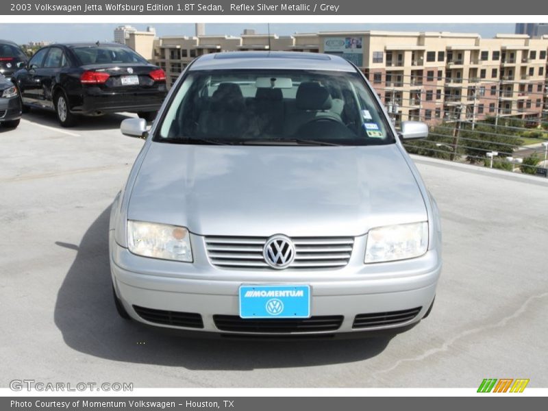 Reflex Silver Metallic / Grey 2003 Volkswagen Jetta Wolfsburg Edition 1.8T Sedan