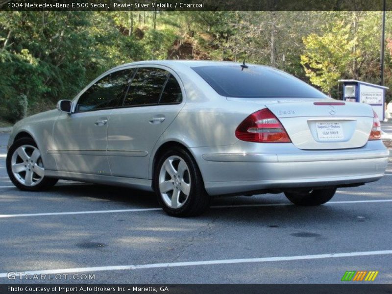 Pewter Silver Metallic / Charcoal 2004 Mercedes-Benz E 500 Sedan