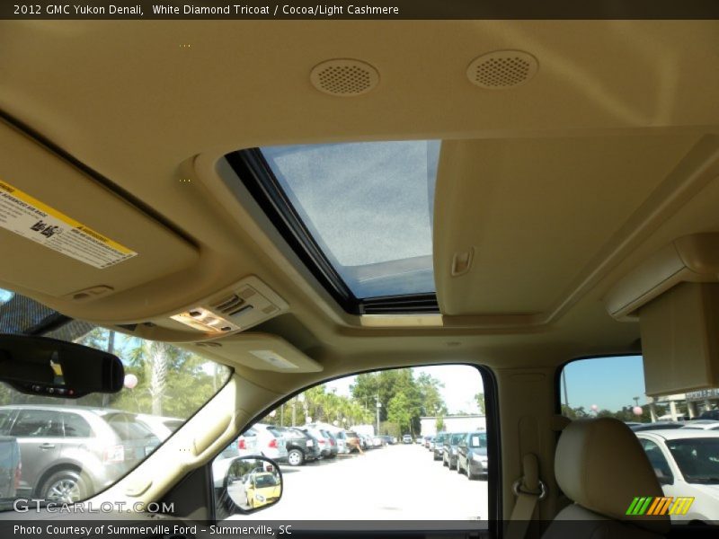 White Diamond Tricoat / Cocoa/Light Cashmere 2012 GMC Yukon Denali