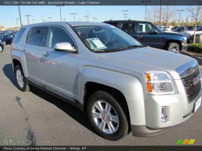 Quicksilver Metallic / Light Titanium 2011 GMC Terrain SLE AWD