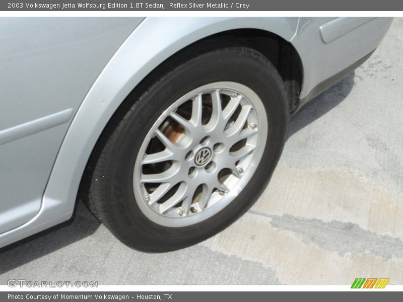 Reflex Silver Metallic / Grey 2003 Volkswagen Jetta Wolfsburg Edition 1.8T Sedan