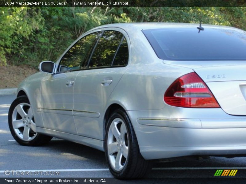 Pewter Silver Metallic / Charcoal 2004 Mercedes-Benz E 500 Sedan