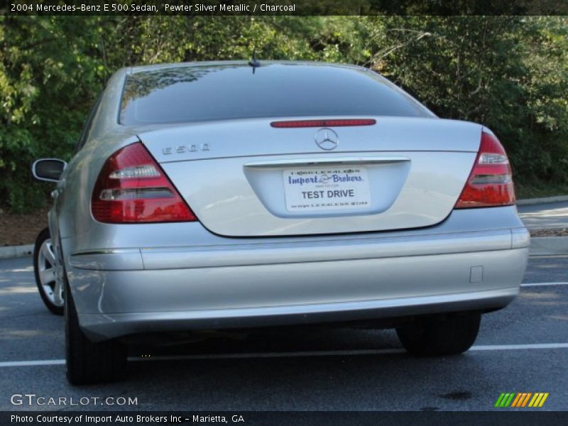 Pewter Silver Metallic / Charcoal 2004 Mercedes-Benz E 500 Sedan