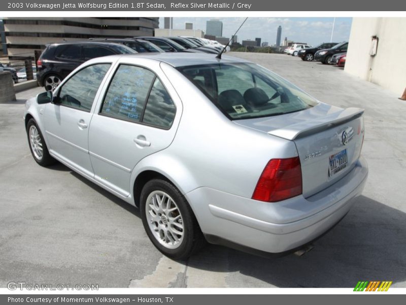 Reflex Silver Metallic / Grey 2003 Volkswagen Jetta Wolfsburg Edition 1.8T Sedan