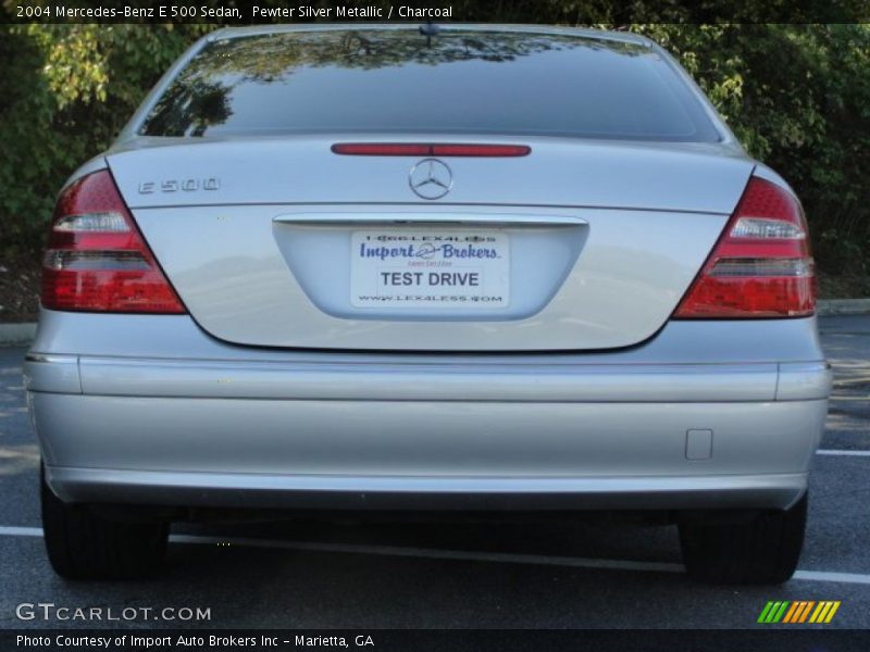Pewter Silver Metallic / Charcoal 2004 Mercedes-Benz E 500 Sedan