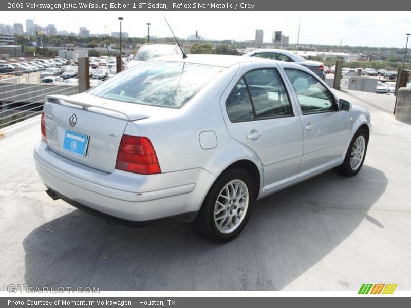 Reflex Silver Metallic / Grey 2003 Volkswagen Jetta Wolfsburg Edition 1.8T Sedan