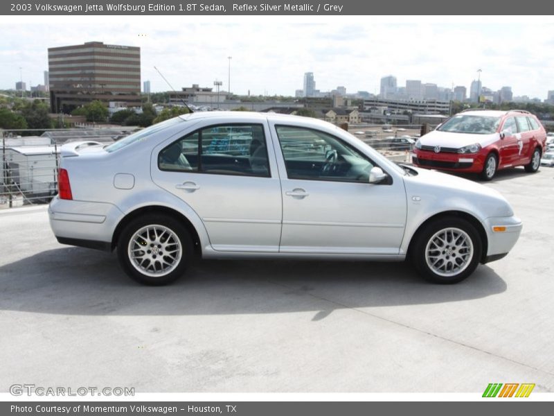 Reflex Silver Metallic / Grey 2003 Volkswagen Jetta Wolfsburg Edition 1.8T Sedan
