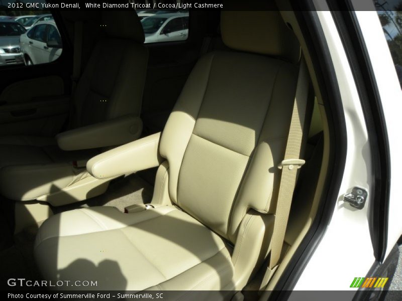 White Diamond Tricoat / Cocoa/Light Cashmere 2012 GMC Yukon Denali