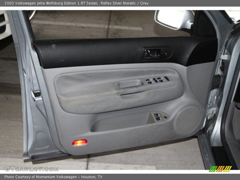 Reflex Silver Metallic / Grey 2003 Volkswagen Jetta Wolfsburg Edition 1.8T Sedan