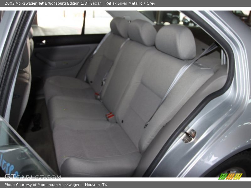 Reflex Silver Metallic / Grey 2003 Volkswagen Jetta Wolfsburg Edition 1.8T Sedan