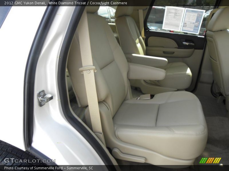 White Diamond Tricoat / Cocoa/Light Cashmere 2012 GMC Yukon Denali