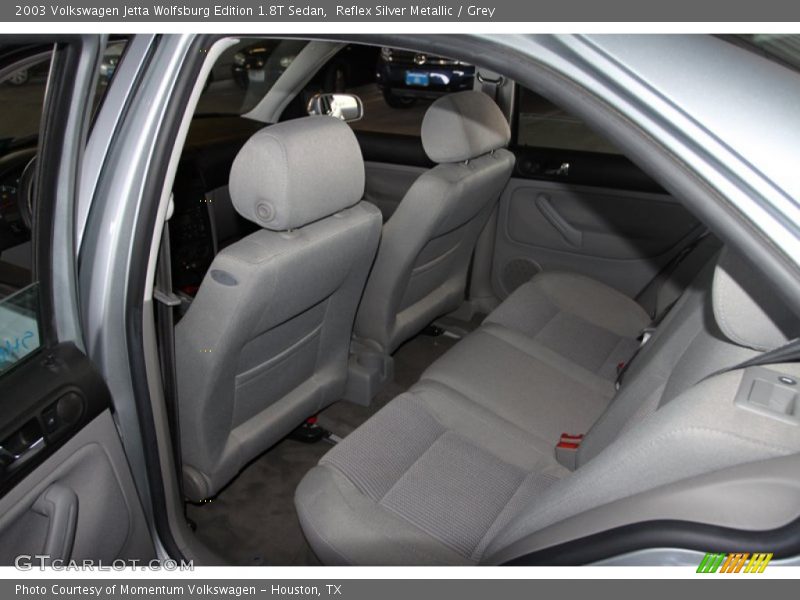 Reflex Silver Metallic / Grey 2003 Volkswagen Jetta Wolfsburg Edition 1.8T Sedan