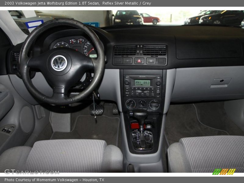 Reflex Silver Metallic / Grey 2003 Volkswagen Jetta Wolfsburg Edition 1.8T Sedan