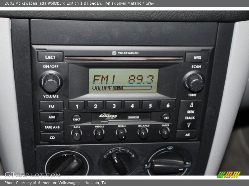 Reflex Silver Metallic / Grey 2003 Volkswagen Jetta Wolfsburg Edition 1.8T Sedan