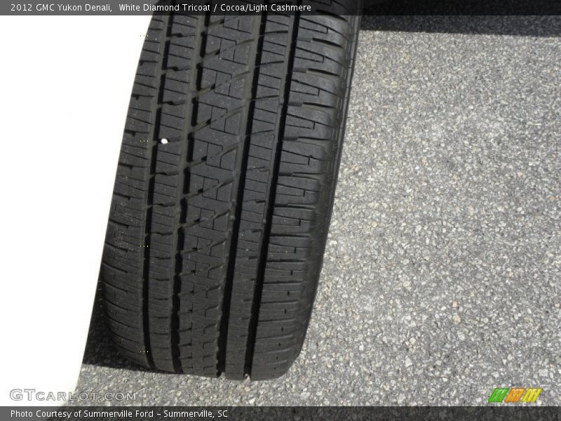White Diamond Tricoat / Cocoa/Light Cashmere 2012 GMC Yukon Denali