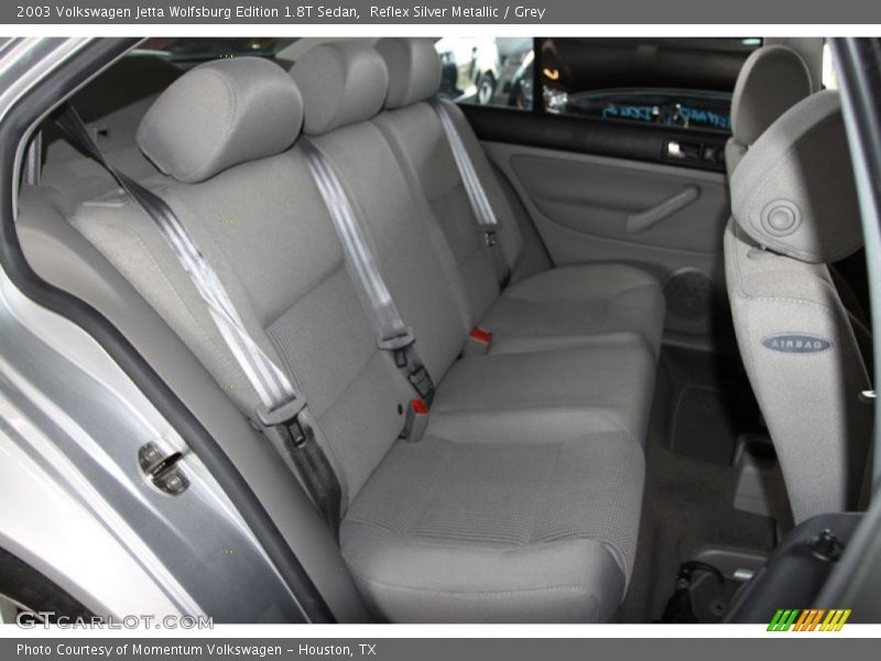 Reflex Silver Metallic / Grey 2003 Volkswagen Jetta Wolfsburg Edition 1.8T Sedan