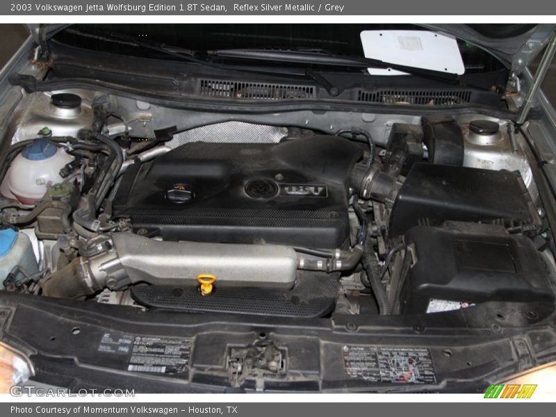 Reflex Silver Metallic / Grey 2003 Volkswagen Jetta Wolfsburg Edition 1.8T Sedan