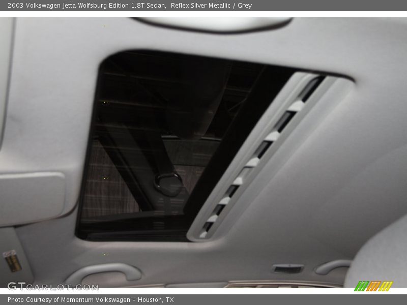 Reflex Silver Metallic / Grey 2003 Volkswagen Jetta Wolfsburg Edition 1.8T Sedan