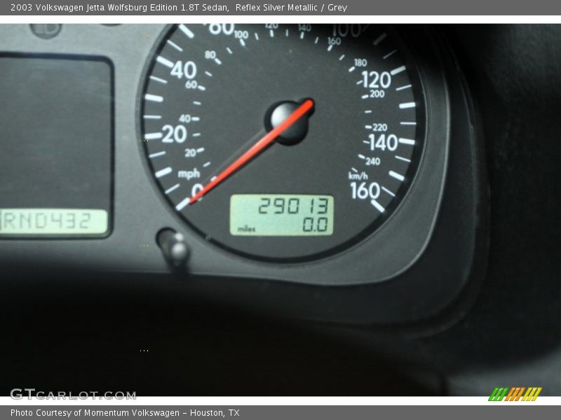 Reflex Silver Metallic / Grey 2003 Volkswagen Jetta Wolfsburg Edition 1.8T Sedan