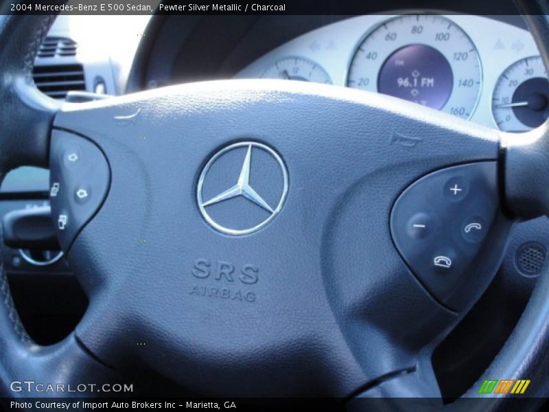 Pewter Silver Metallic / Charcoal 2004 Mercedes-Benz E 500 Sedan