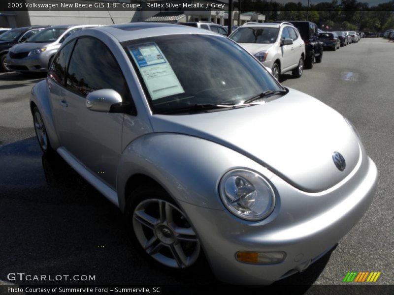 Reflex Silver Metallic / Grey 2005 Volkswagen New Beetle GLS 1.8T Coupe