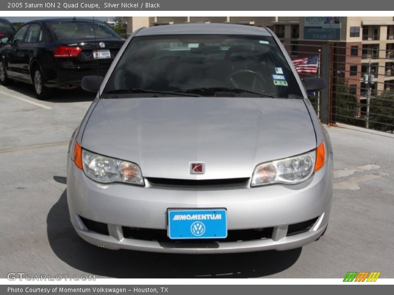 Silver Nickel / Black 2005 Saturn ION 2 Quad Coupe
