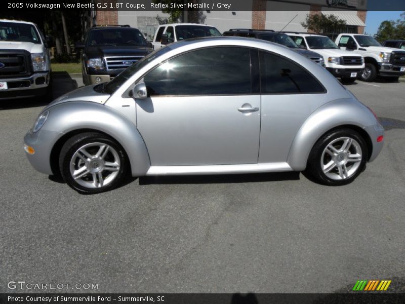 Reflex Silver Metallic / Grey 2005 Volkswagen New Beetle GLS 1.8T Coupe